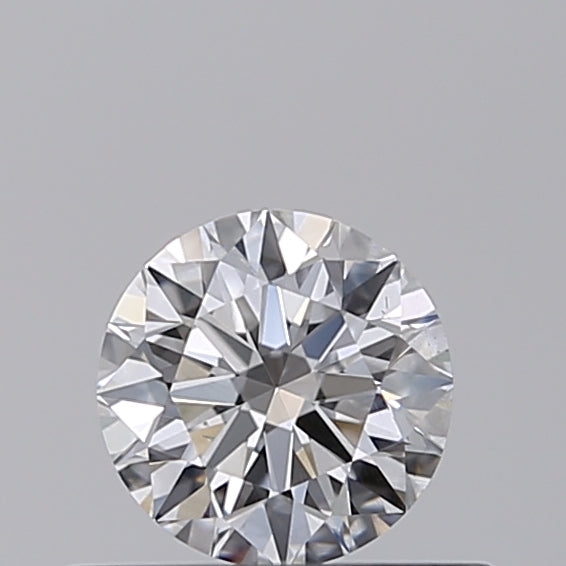 0.36 Carat Round lab Diamond with  Cut Diamond in 14KT  view 1
