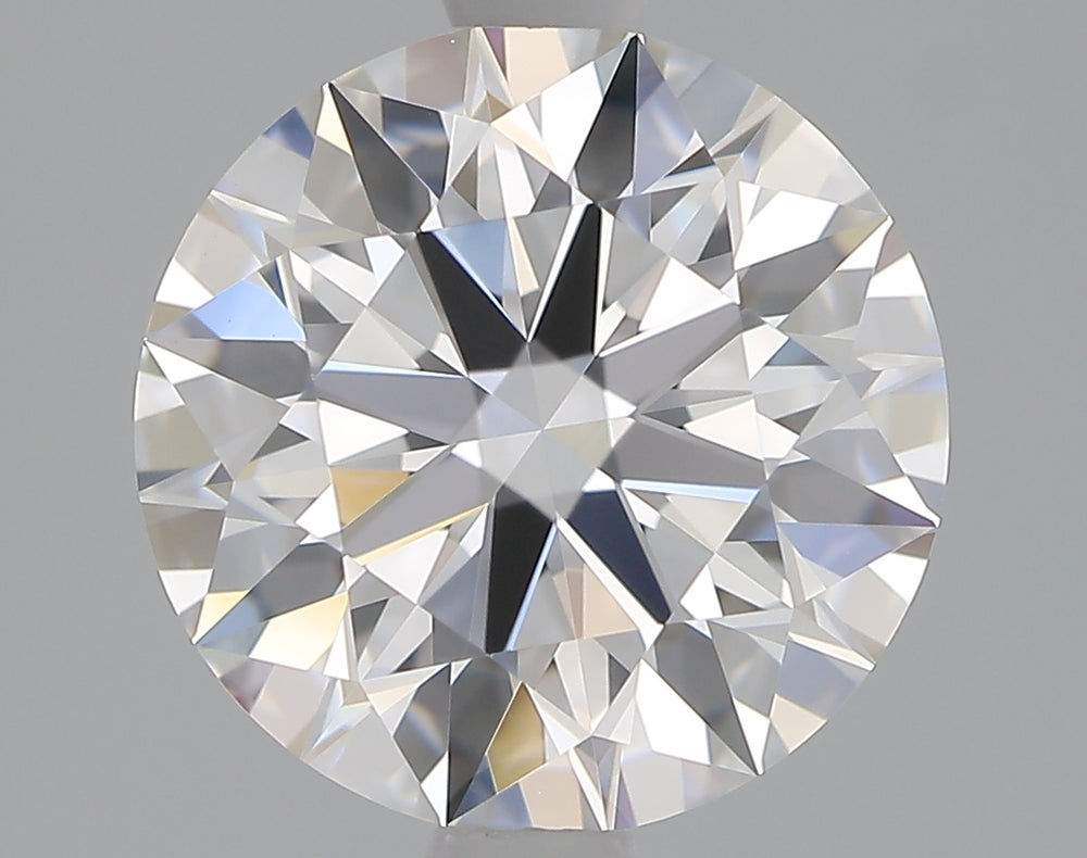 2.3 Carat Round Lab Diamond with  Cut Diamond in 14KT  view 1
