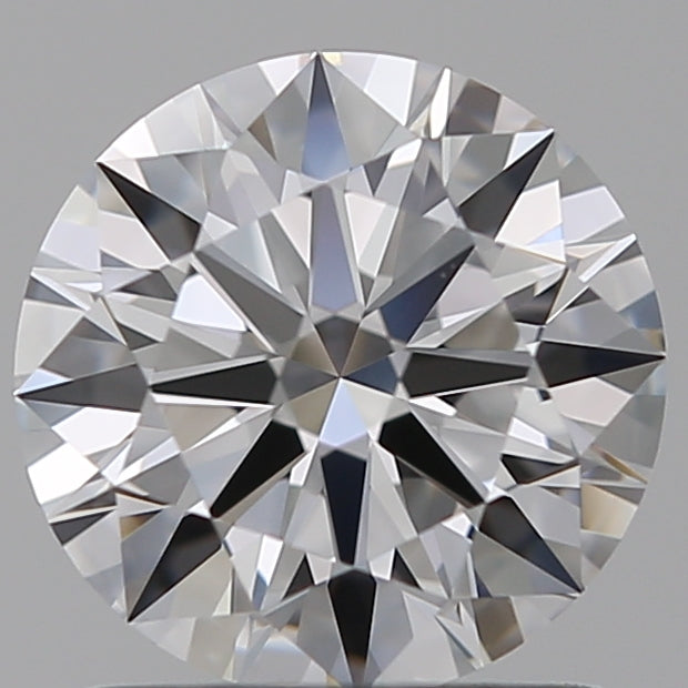 1.21 Carat Round Lab Diamond with  Cut Diamond in 14KT  view 1
