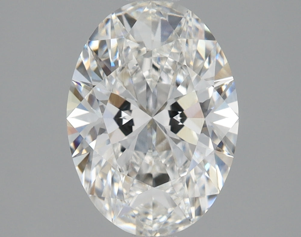 1.61 Carat Oval Lab Diamond with  Cut Diamond in 14KT  view 1
