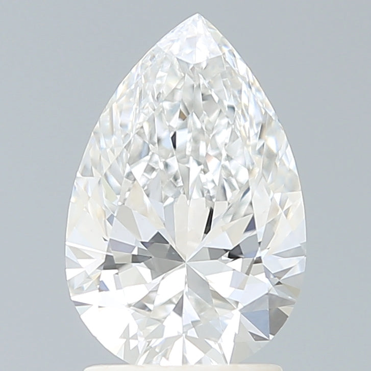 2.01 Carat Pear Lab Diamond with  Cut Diamond in 14KT  view 1
