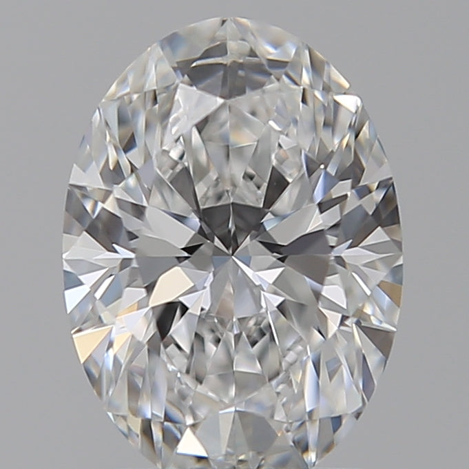 1.57 Carat Oval Lab Diamond with  Cut Diamond in 14KT  view 1
