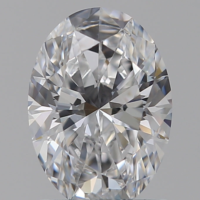 1.09 Carat Oval Lab Diamond with  Cut Diamond in 14KT  view 1
