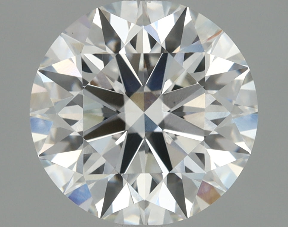 1.89 Carat Round Lab Diamond & 1.87 Carat Round Lab Diamond with  Cut Diamond in 14KT  view 1
