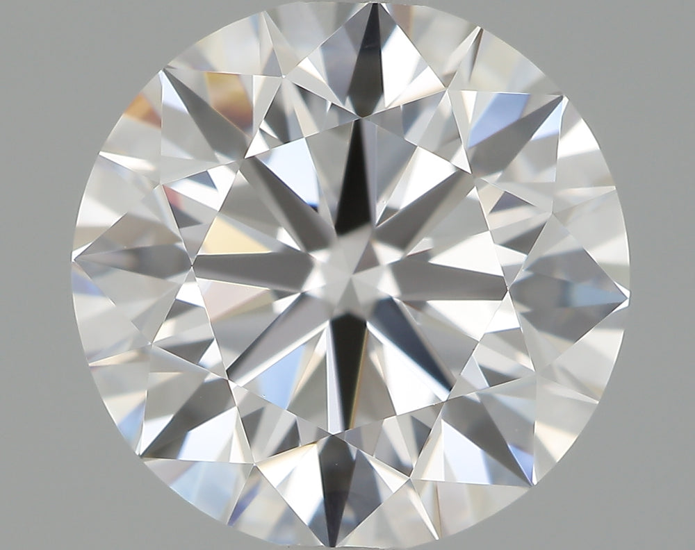 1.7 Carat Round Lab Diamond with  Cut Diamond in 14KT  view 1
