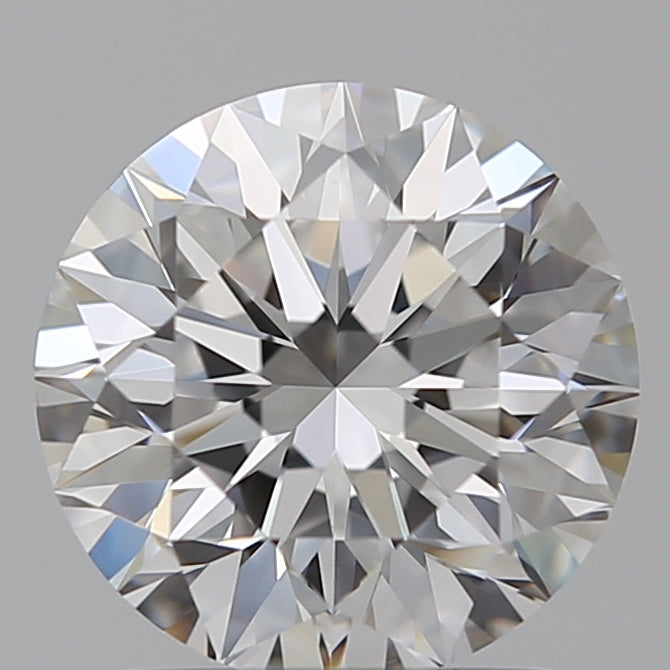 1.5 Carat Round Lab Diamond with  Cut Diamond in 14KT  view 1
