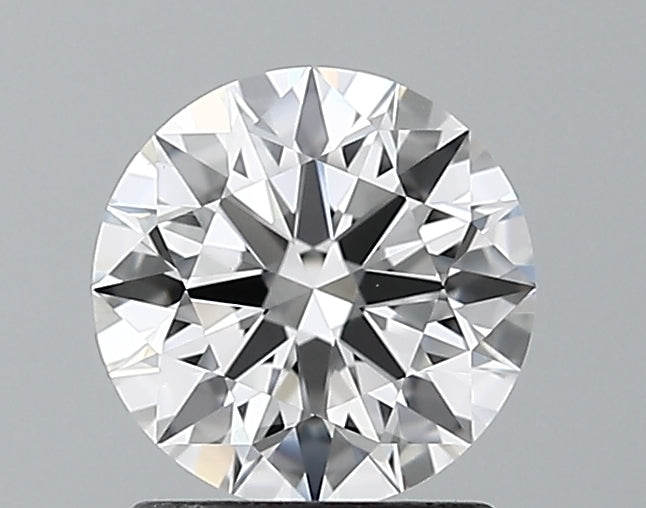 1.15 Carat Round Lab Diamond with  Cut Diamond in 14KT  view 1
