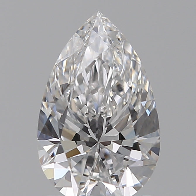 1.08 Carat Pear Lab Diamond with  Cut Diamond in 14KT  view 1
