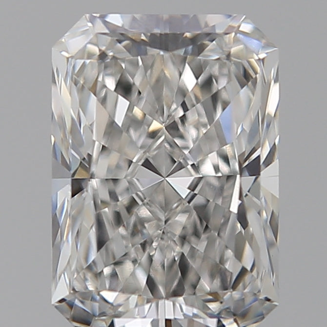 1.53 Carat Radiant Lab Diamond with  Cut Diamond in 14KT  view 1
