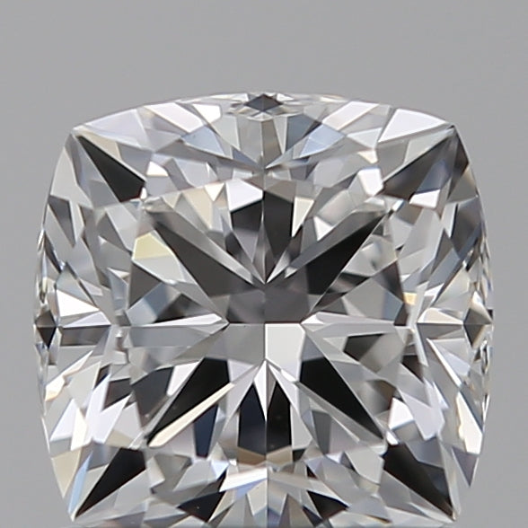 1.09 Carat Cushion Lab Diamond with  Cut Diamond in 14KT  view 1
