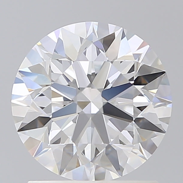 1.6 Carat Round Lab Diamond with  Cut Diamond in 14KT  view 1
