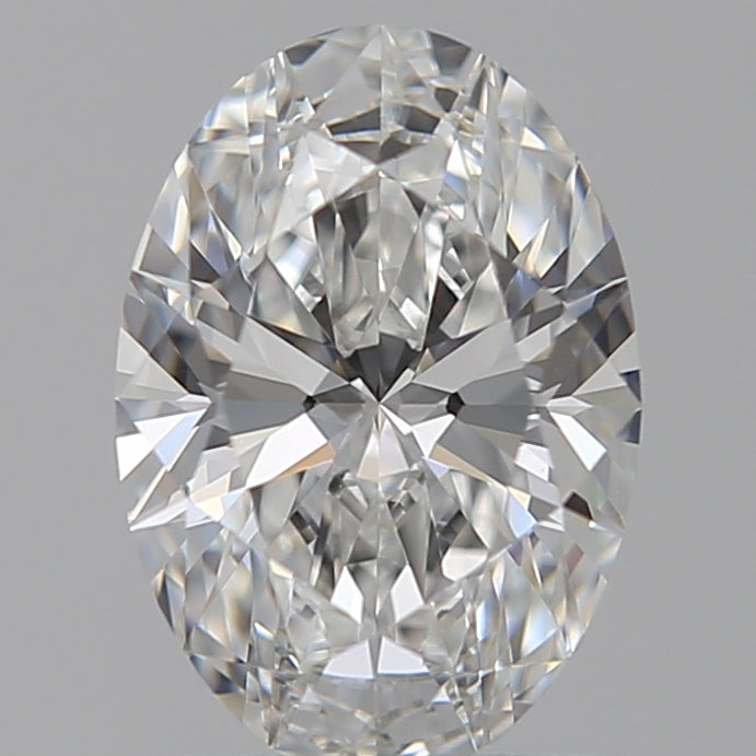 1.09 Carat Oval Lab Diamond with  Cut Diamond in 14KT  view 1
