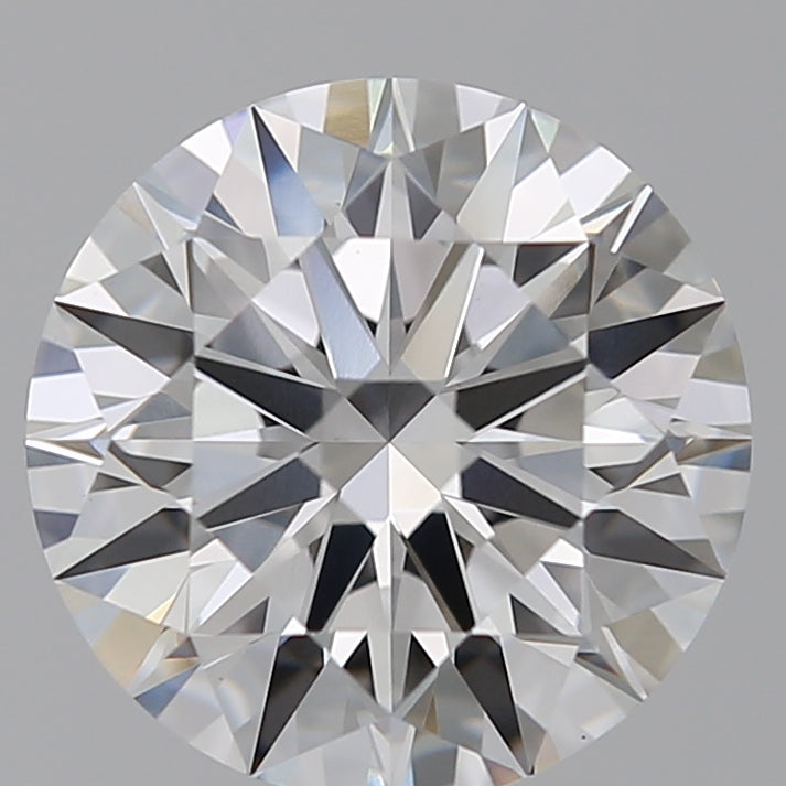 2.59 Carat Round Lab Diamond with  Cut Diamond in 14KT  view 1
