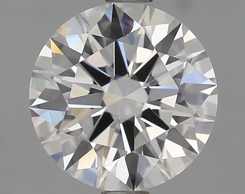 2.01 Carat Round Lab Diamond with  Cut Diamond in 14KT  view 1
