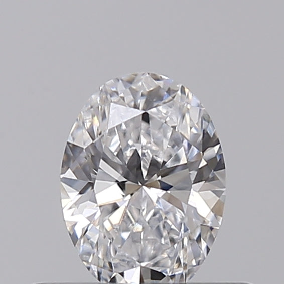 0.34 Carat Oval Lab Diamond with  Cut Diamond in 14KT  view 1
