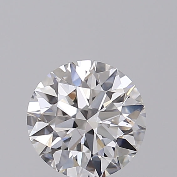 0.37 Carat Round Lab Diamond with  Cut Diamond in 14KT  view 1
