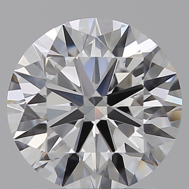 1.5 Carat Round Lab Diamond with  Cut Diamond in 14KT  view 1
