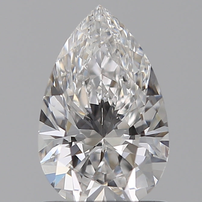 1.02 Carat Pear Lab Diamond with  Cut Diamond in 14KT  view 1
