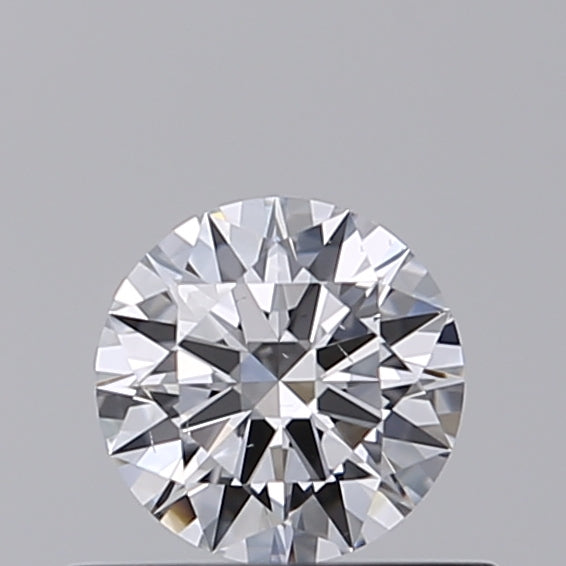 0.36 Carat Round Lab Diamond with  Cut Diamond in 14KT  view 1
