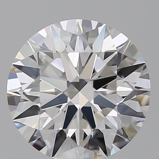 1.52 Carat Round Lab Diamond with  Cut Diamond in 14KT  view 1
