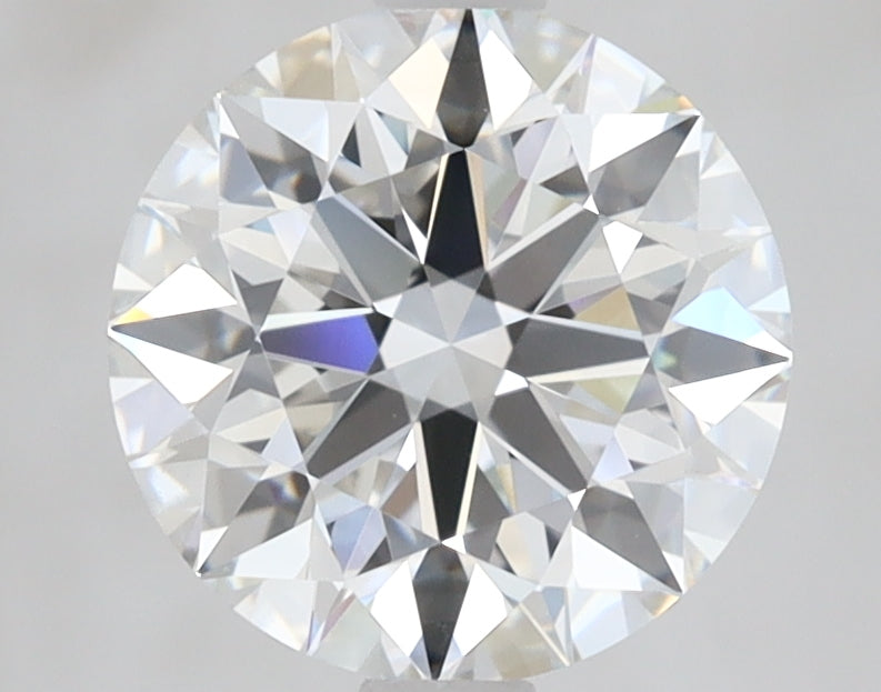 2.01 Carat Round Lab Diamond with  Cut Diamond in 14KT  view 1
