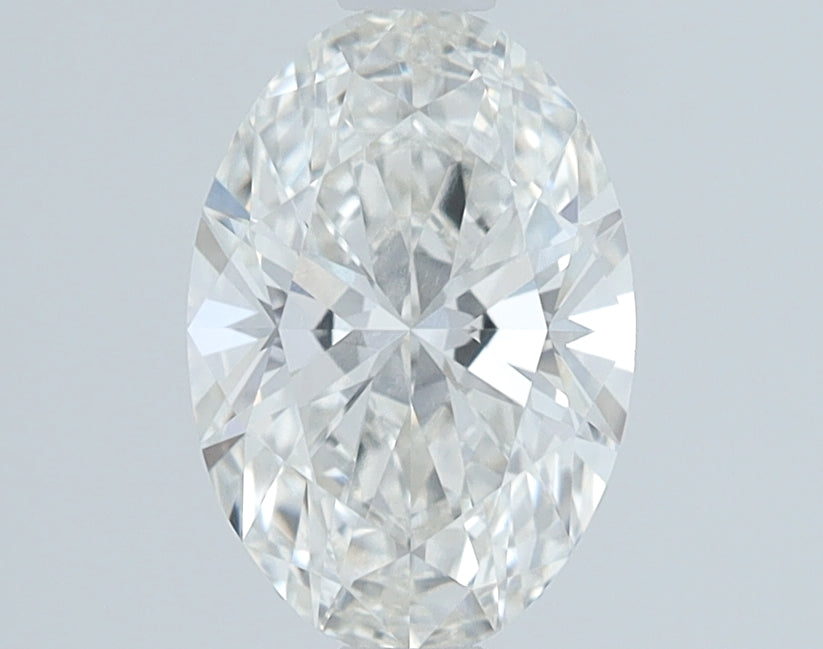 1.09 Carat Oval Lab Diamond with  Cut Diamond in 14KT  view 1
