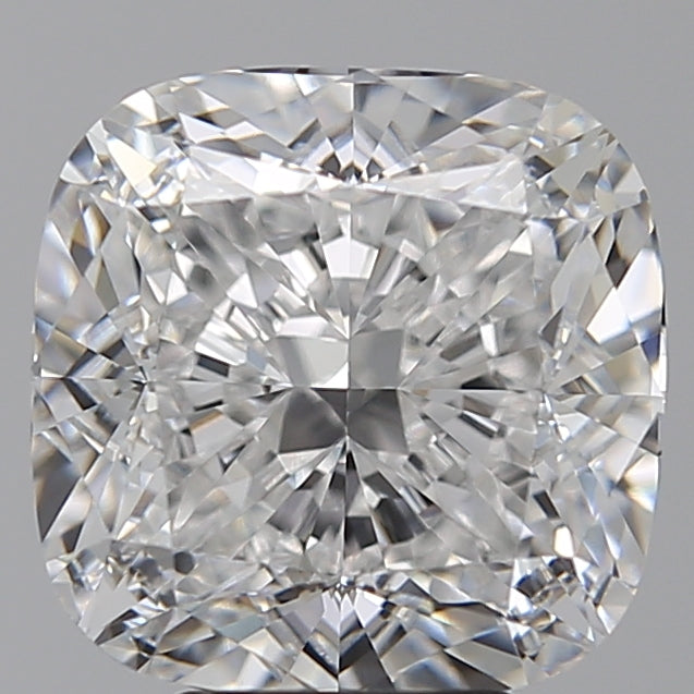 6.32 Carat Cushion Lab Diamond with  Cut Diamond in 14KT  view 1
