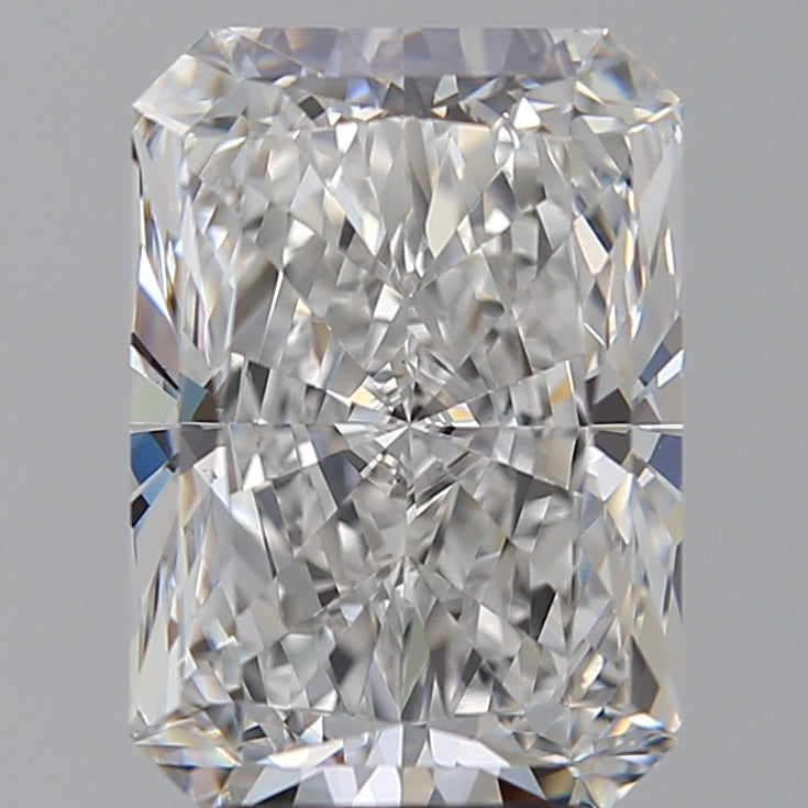 4.01 Carat Radiant Lab Diamond with  Cut Diamond in 14KT  view 1
