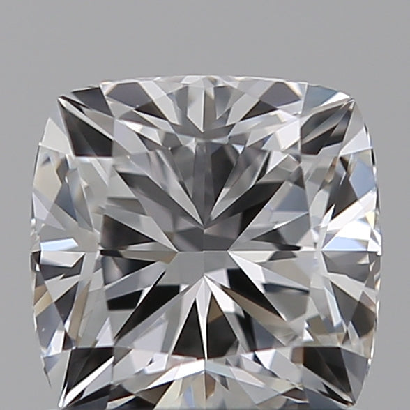 1.04 Carat Cushion Lab Diamond with  Cut Diamond in 14KT  view 1
