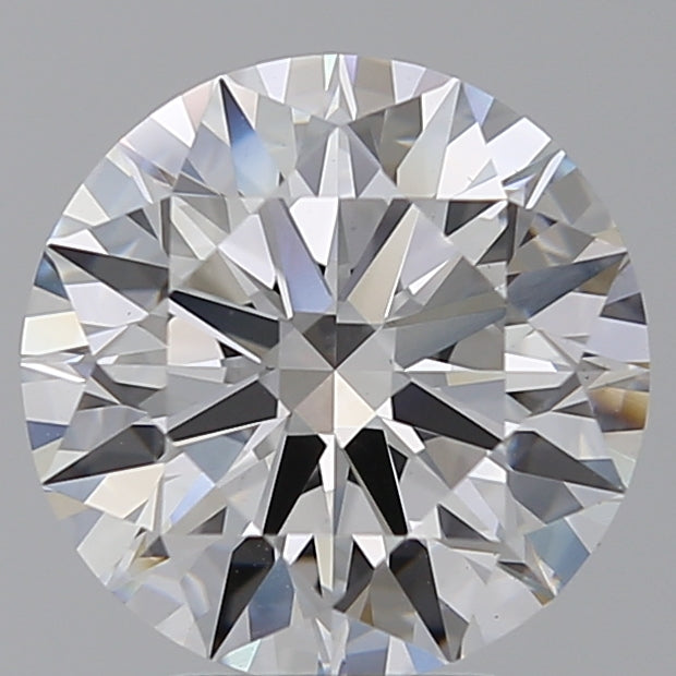 4.1 Carat Round Lab Diamond with  Cut Diamond in 14KT  view 1
