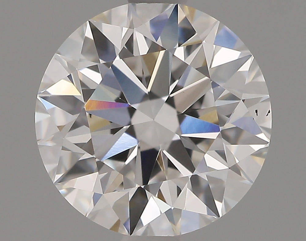 1.79 Carat Round Lab Diamond with  Cut Diamond in 14KT  view 1
