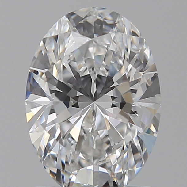 1.28 Carat Oval Lab Diamond with  Cut Diamond in 14KT  view 1
