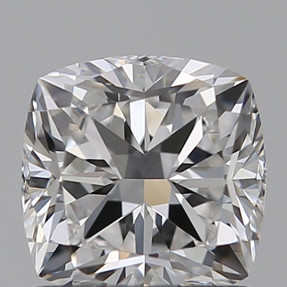 1.03 Carat Cushion Lab Diamond with  Cut Diamond in 14KT  view 1
