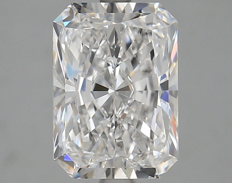 2.91 Carat Radiant Lab Diamond with  Cut Diamond in 14KT  view 1
