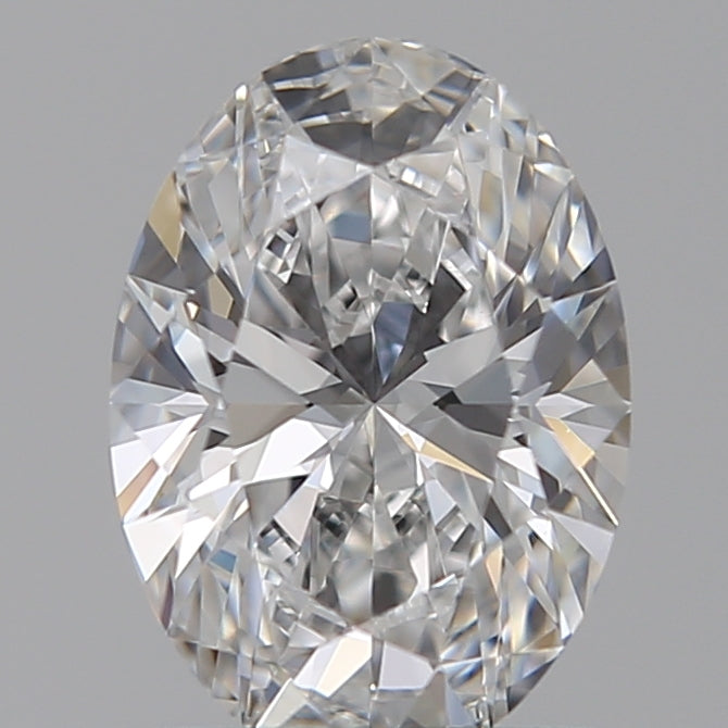 1.09 Carat Oval Lab Diamond with  Cut Diamond in 14KT  view 1
