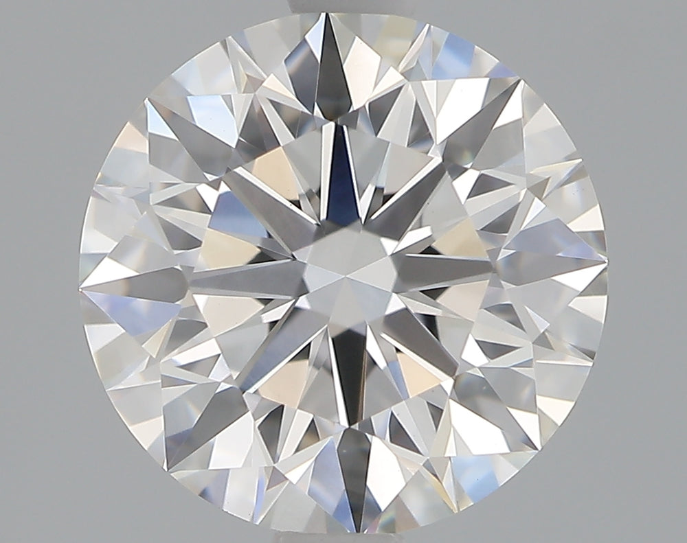 2.06 Carat Round Lab Diamond with  Cut Diamond in 14KT  view 1

