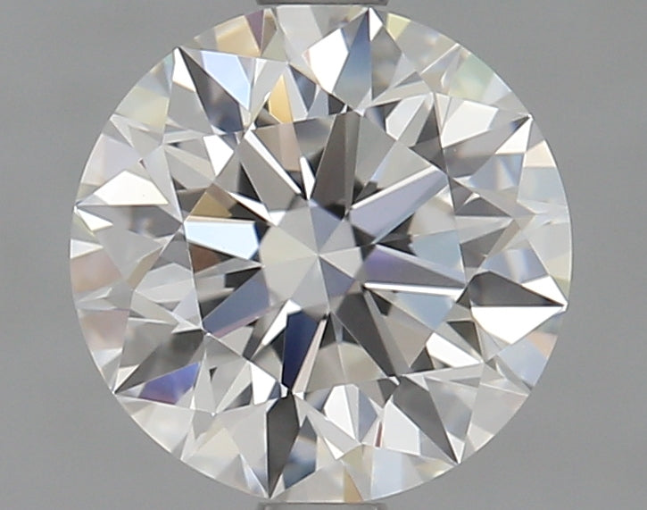 1.5 Carat Round Lab Diamond with  Cut Diamond in 14KT  view 1

