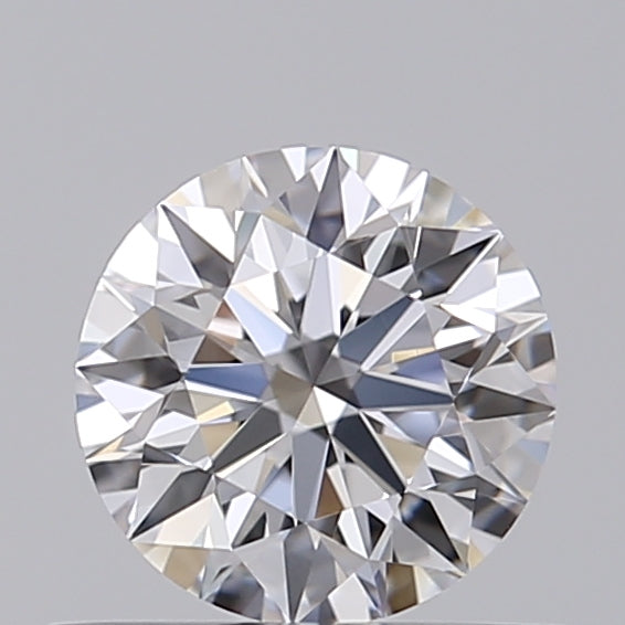 0.55 Carat Round Lab Diamond with  Cut Diamond in 14KT  view 1
