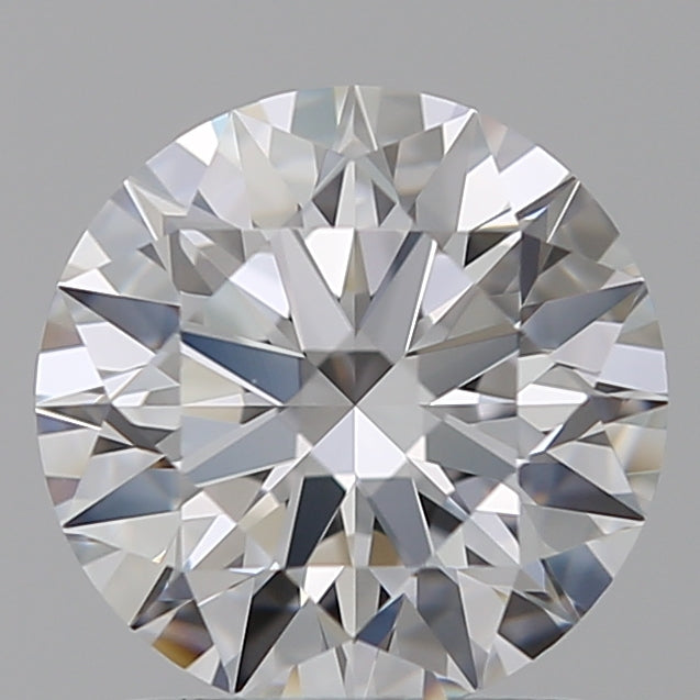 1.4 Carat Round Lab Diamond with  Cut Diamond in 14KT  view 1
