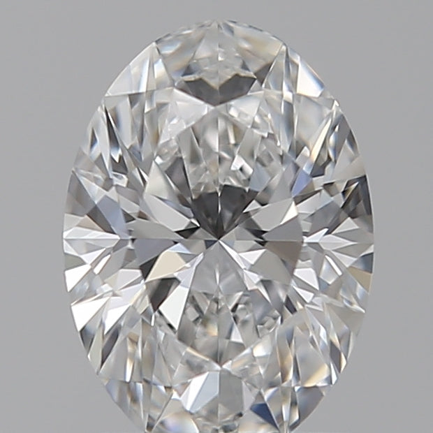 1.03 Carat Oval Lab Diamond with  Cut Diamond in 14KT  view 1
