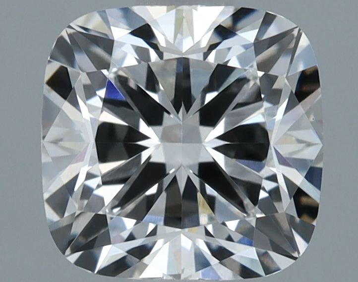 1.06 Carat Cushion Lab Diamond with  Cut Diamond in 14KT  view 1
