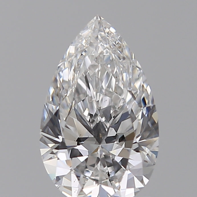 1.08 Carat Pear Lab Diamond with  Cut Diamond in 14KT  view 1

