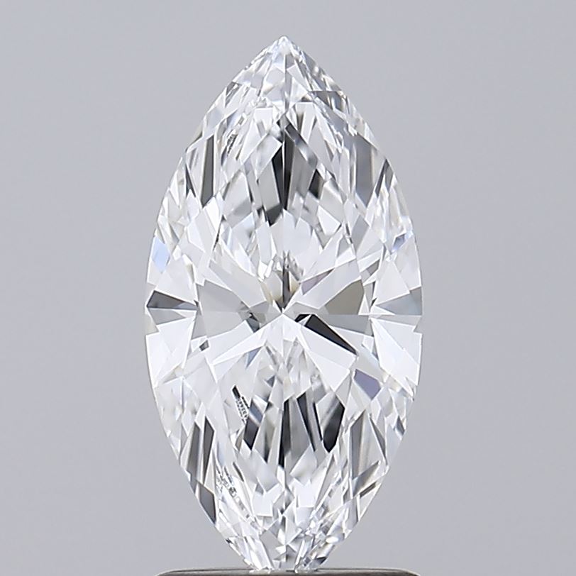 1.27 Carat Marquise Lab Diamond with  Cut Diamond in 14KT  view 1
