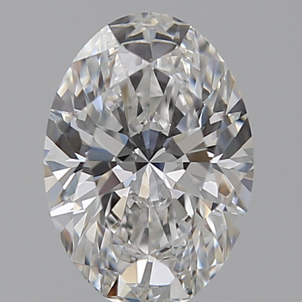 1.09 Carat Oval Lab Diamond with  Cut Diamond in 14KT  view 1
