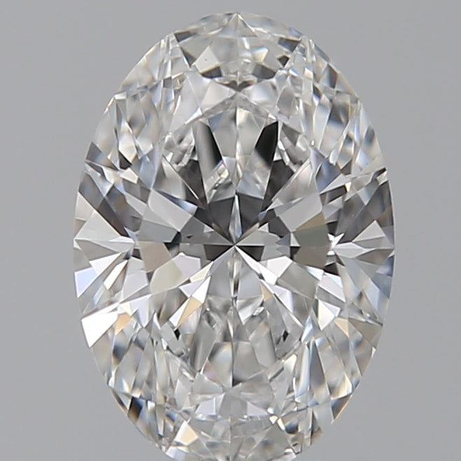 1.09 Carat Oval Lab Diamond with  Cut Diamond in 14KT  view 1
