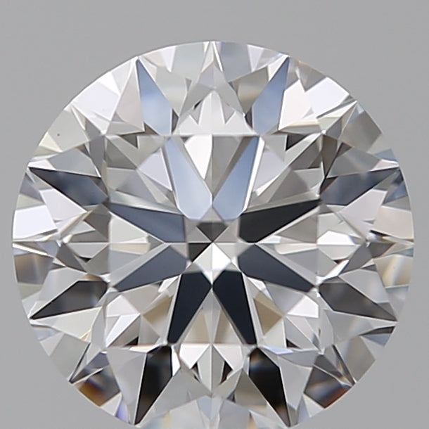 1.27 Carat Round Lab Diamond with  Cut Diamond in 14KT  view 1
