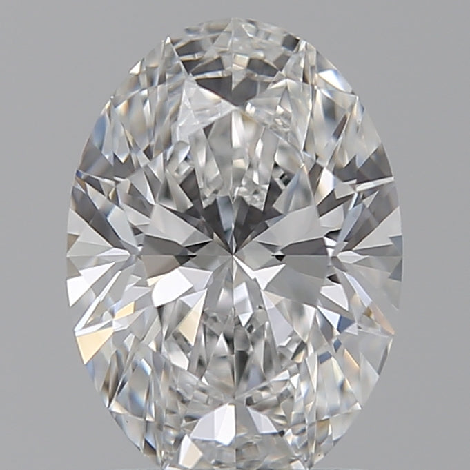 1.59 Carat Oval Lab Diamond with  Cut Diamond in 14KT  view 1
