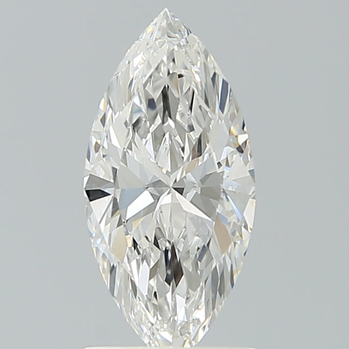 1.3 Carat Marquise Lab Diamond with  Cut Diamond in 14KT  view 1
