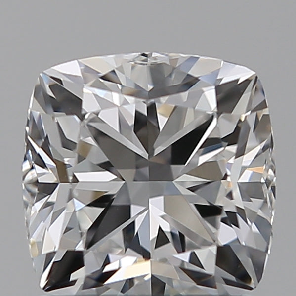 1.25 Carat Cushion Lab Diamond with  Cut Diamond in 14KT  view 1
