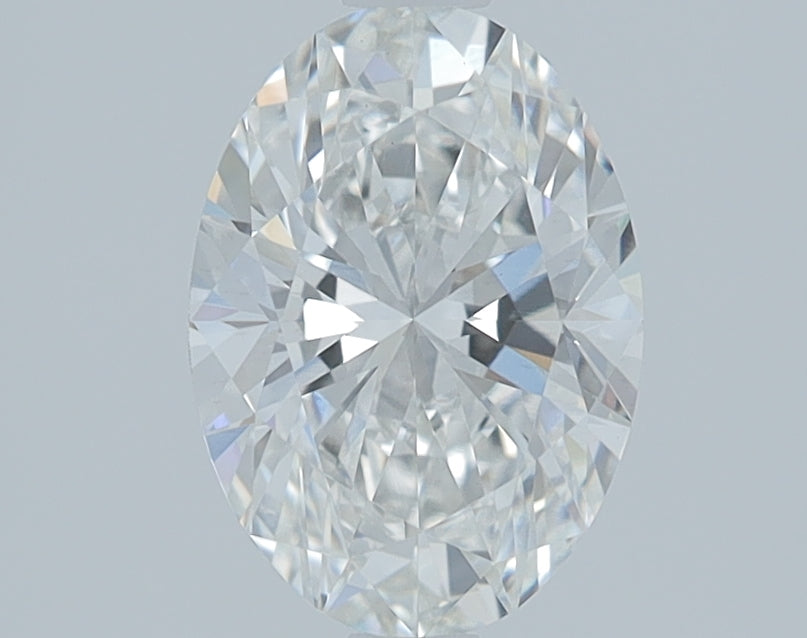 1.34 Carat Oval Lab Diamond with  Cut Diamond in 14KT  view 1
